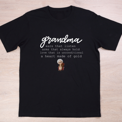 Grandma T Shirt Black