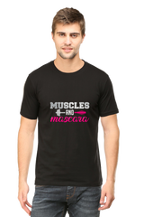 Muscles And Mascara Black T Shirt