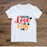 Love Like Dog White Unique Design T Shirt V3