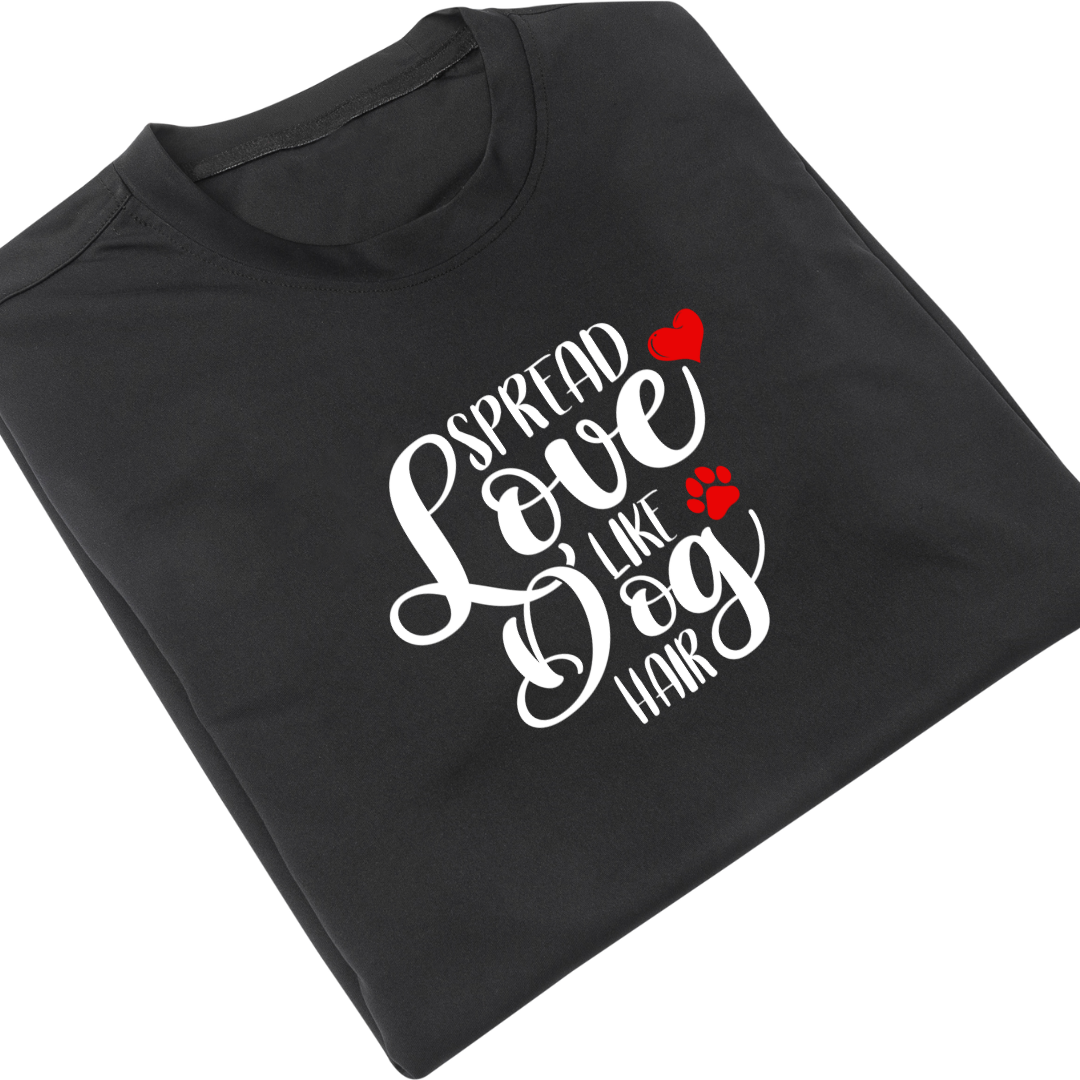 Love Like Dog Black Unique Design T Shirt V3