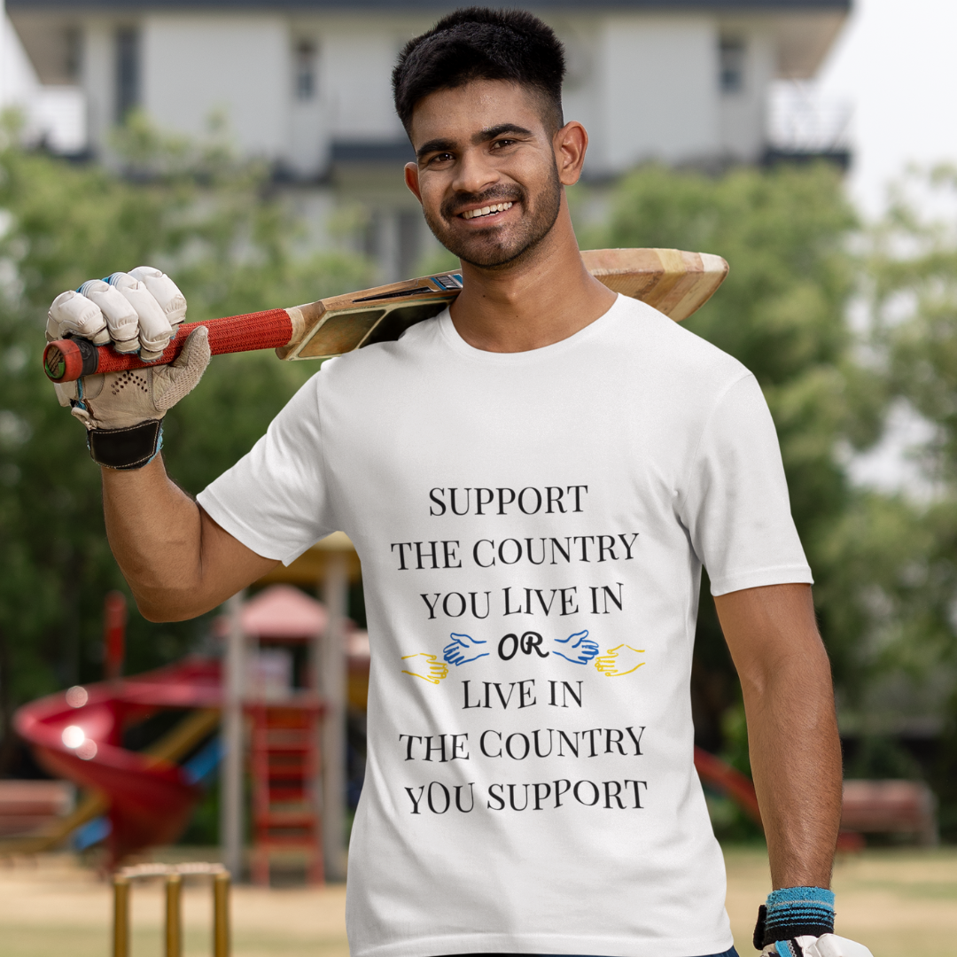 Support the Country White T Shirt