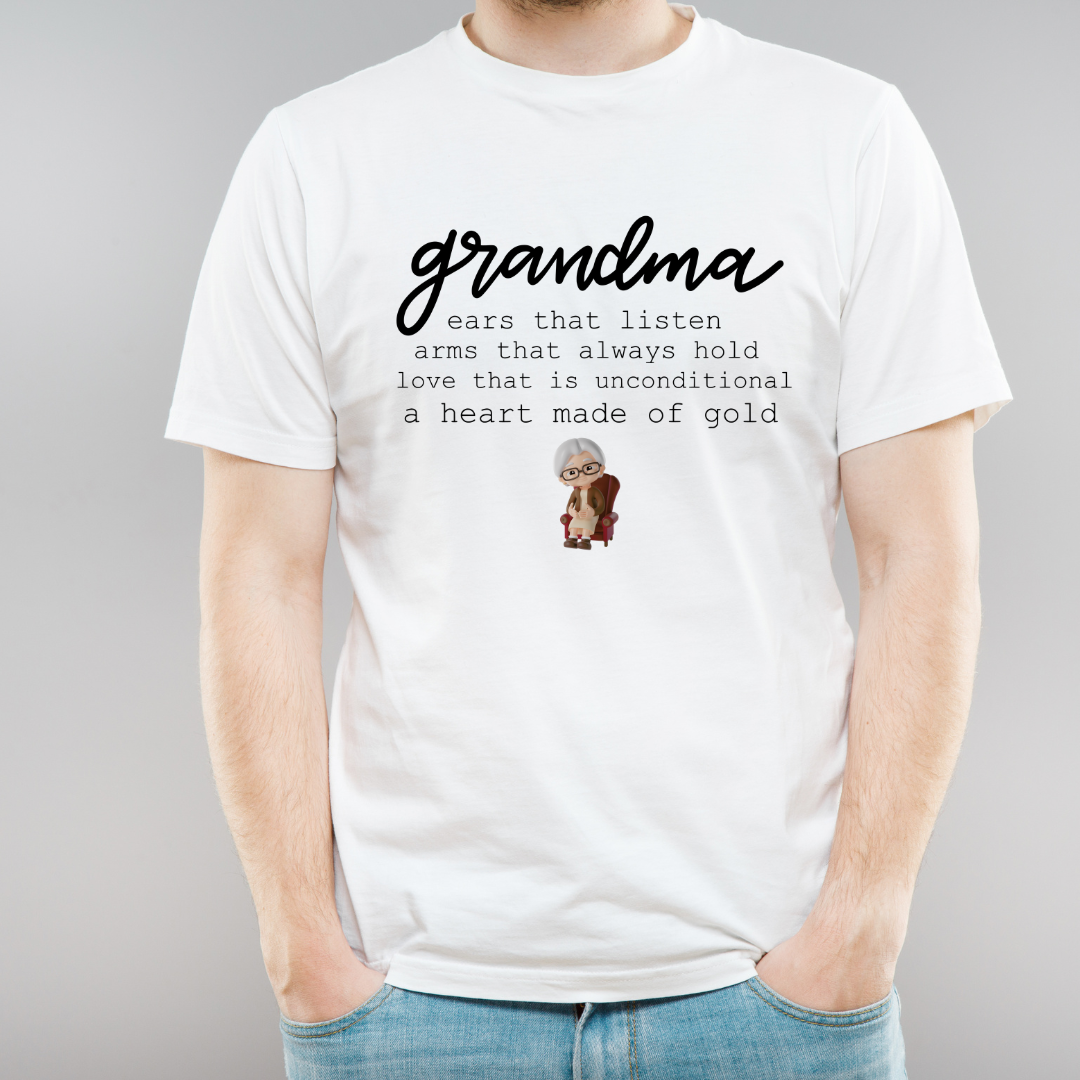 Grandma T Shirt White