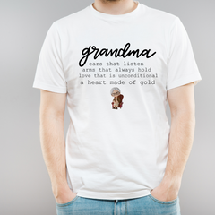 Grandma T Shirt White
