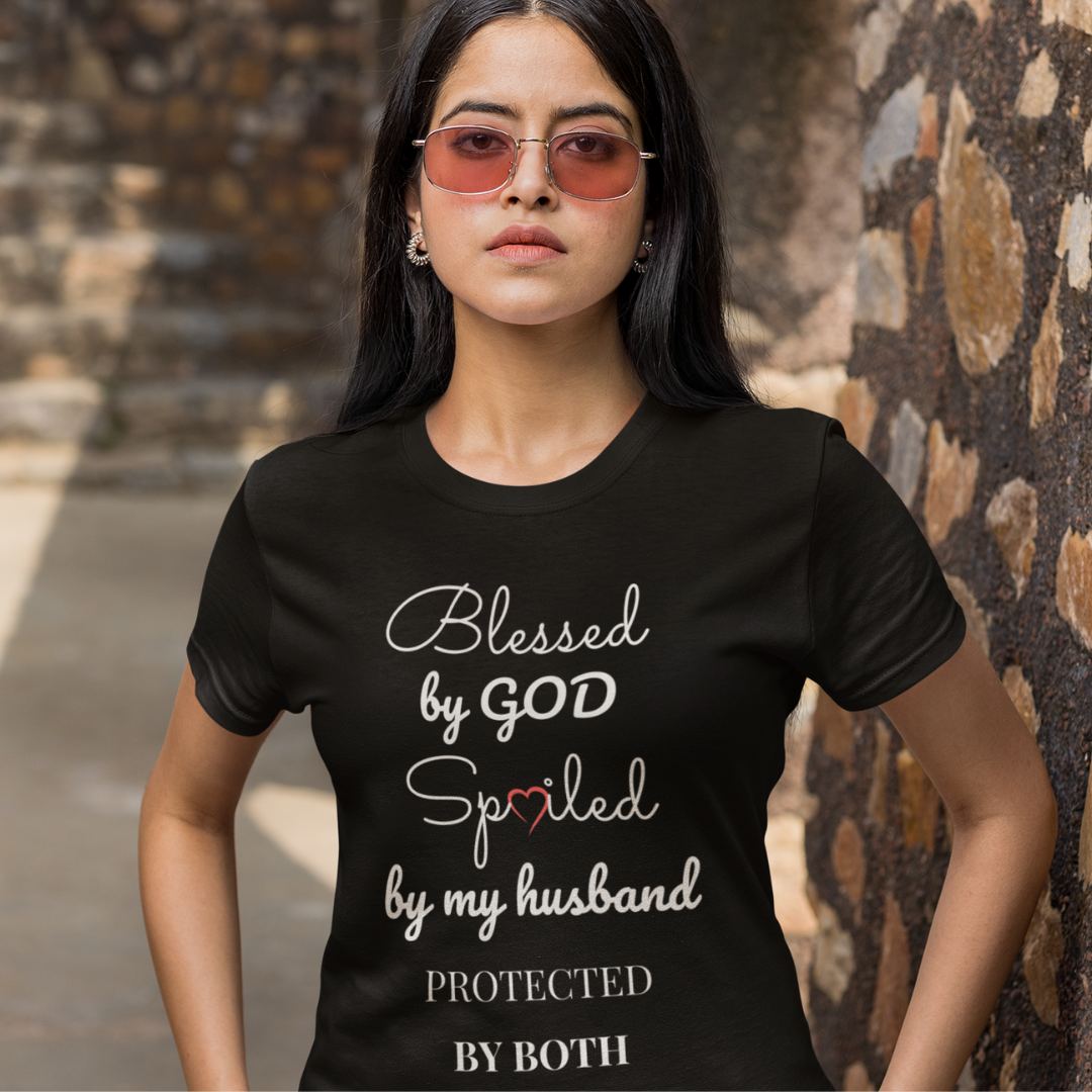 Spoiled Wife Colour T Shirt