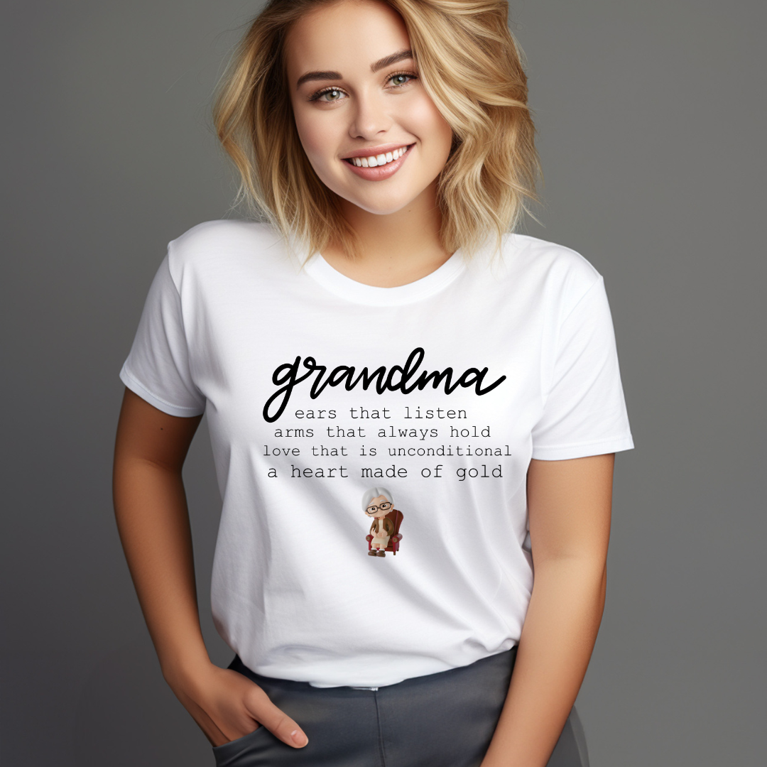 Grandma T Shirt White