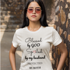 Spoiled Wife White T Shirt
