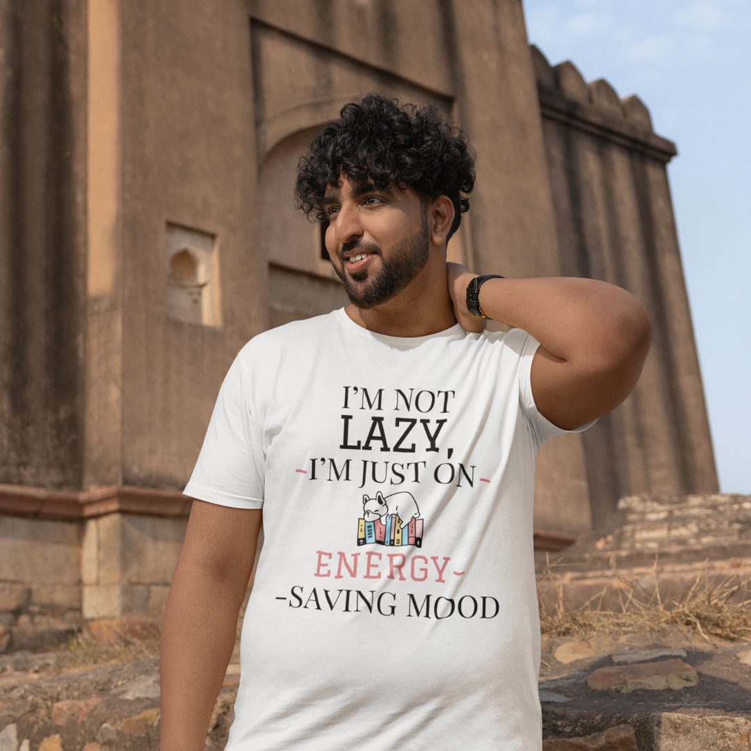 I am not Lazy T Shirt White