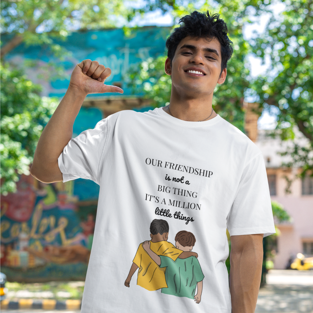 Friendship is a Million of Little Thing T Shirt White