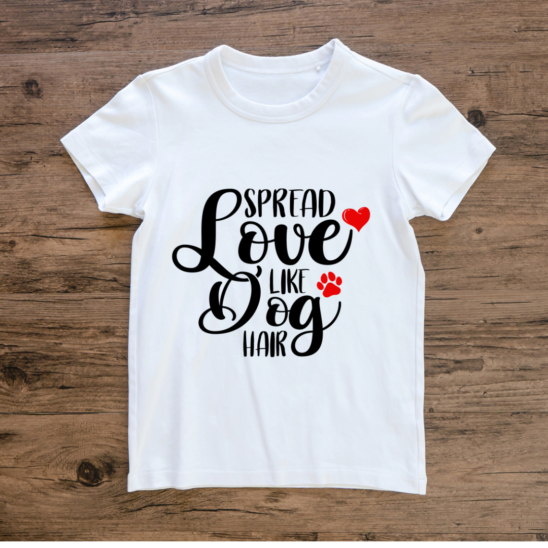 Love Like Dog White Unique Design T Shirt